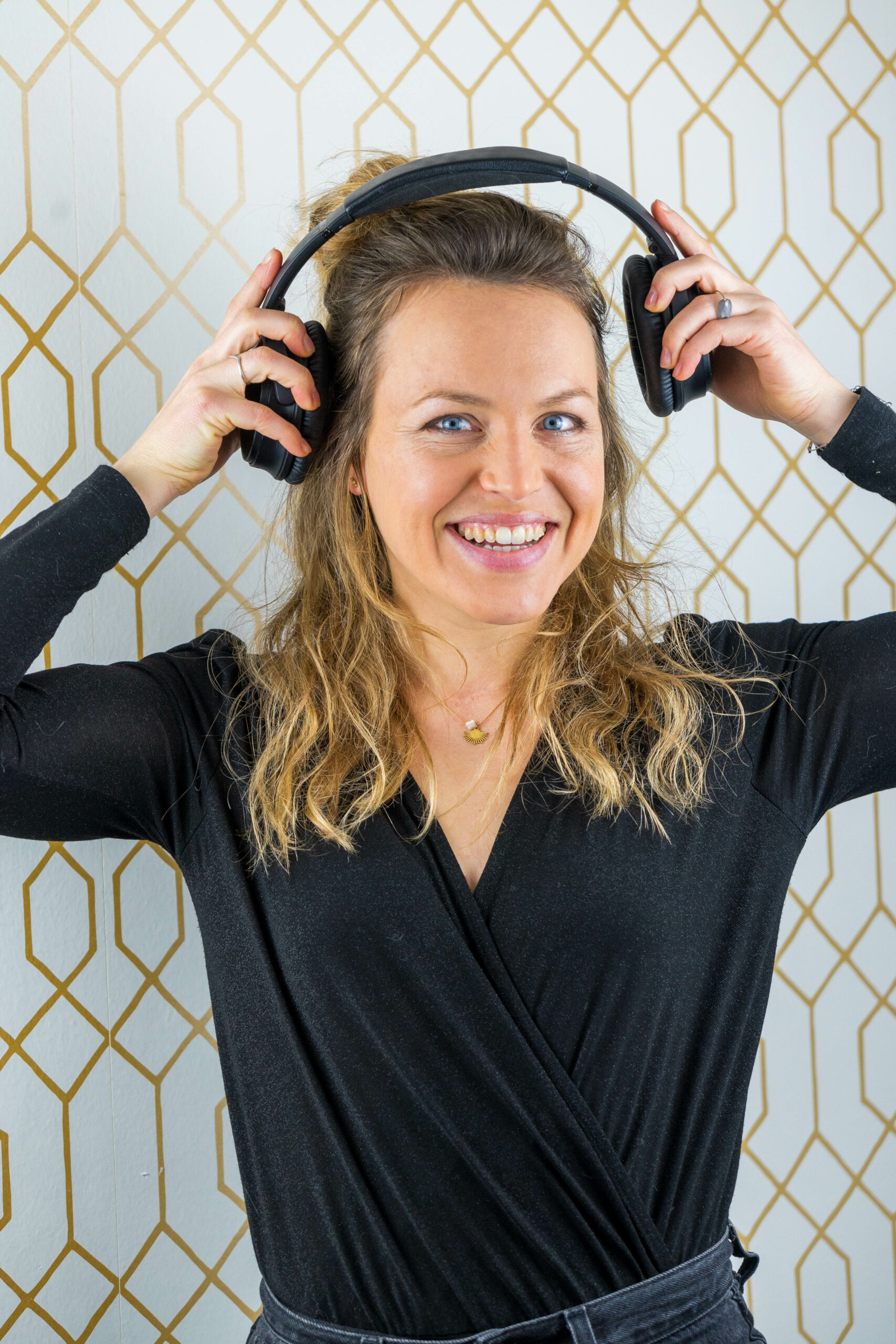 Camille au casque
