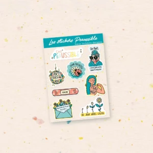 Mini planche de stickers Peaussible n°1